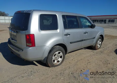 2010 Honda Pilot Lx z USA, uszkodzony, nr VIN 5FNYF3H27AB007345